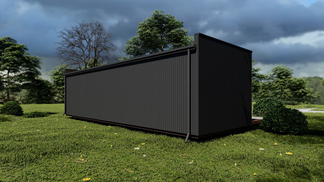 Tiny House - Mini-maison modulaire - Maison préfabriquée - 39 m² - Économe en énergie - Panneau SIP