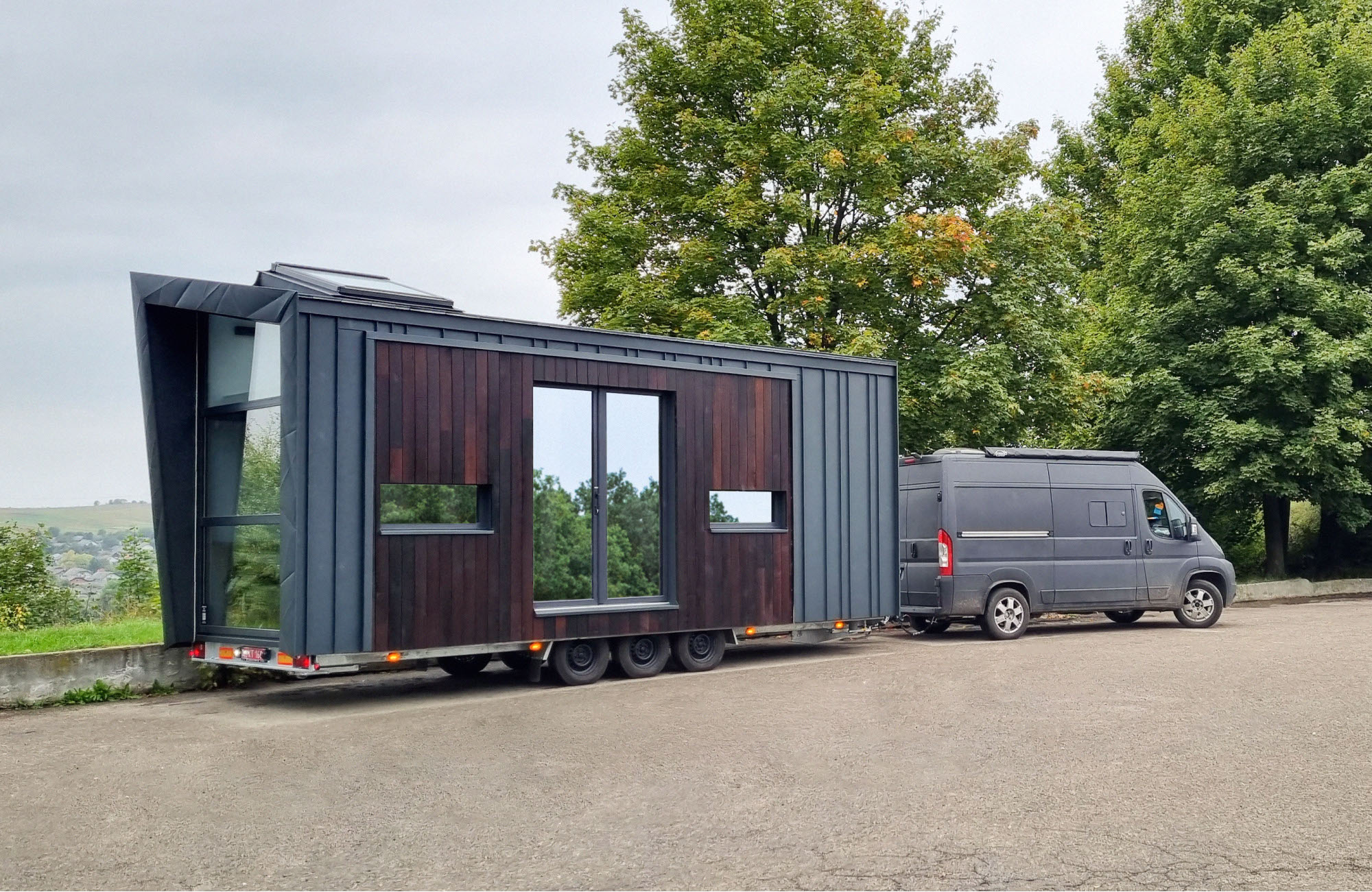Tiny House, Maison container, Maison modulaire, Mini-maison, 16.72 m² - pour 2 personnes - Modèle 0 Tiny House, Maison container, Maison modulaire, Mini-maison, 16.72 m² - pour 2 personnes - Modèle 0