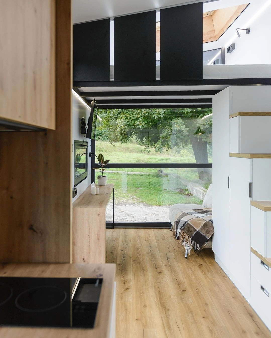 Tiny House, Maison container, Maison modulaire, Mini-maison, 16.72 m² - pour 2 personnes - Modèle 0 Tiny House, Maison container, Maison modulaire, Mini-maison, 16.72 m² - pour 2 personnes - Modèle 0
