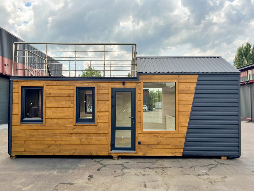 Tiny House, Maison container, Maison modulaire, Mini-maison, 24 m2 - Modèle Eco Dream