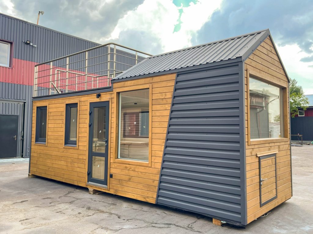 Tiny House, Maison container, Maison modulaire, Mini-maison, 24 m2 - Modèle Eco Dream