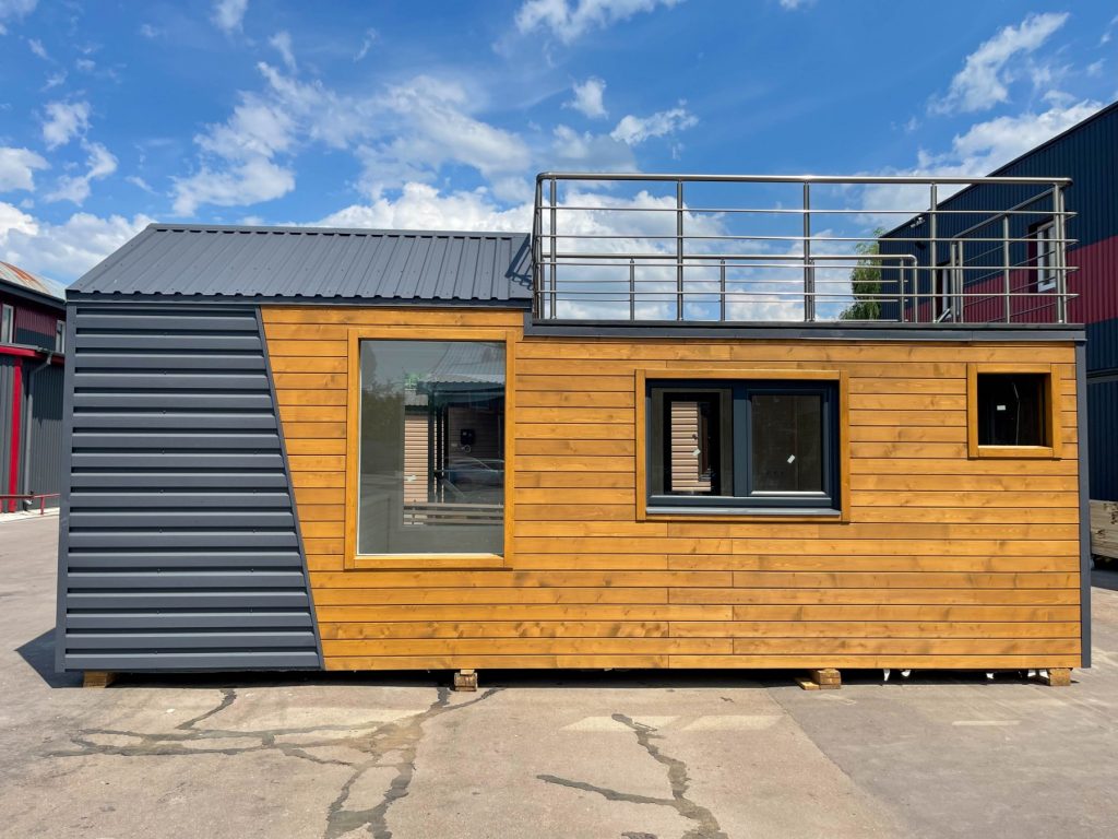 Tiny House, Maison container, Maison modulaire, Mini-maison, 24 m2 - Modèle Eco Dream
