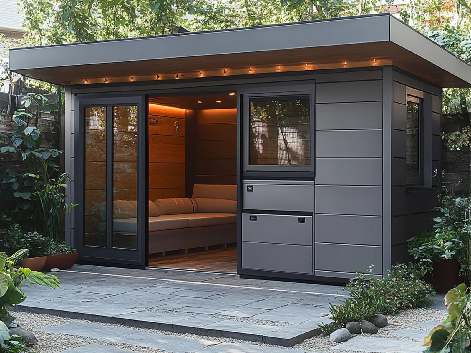 Abri de jardin en métal – de haute qualité, personnalisable individuellement et disponible dans le monde entier