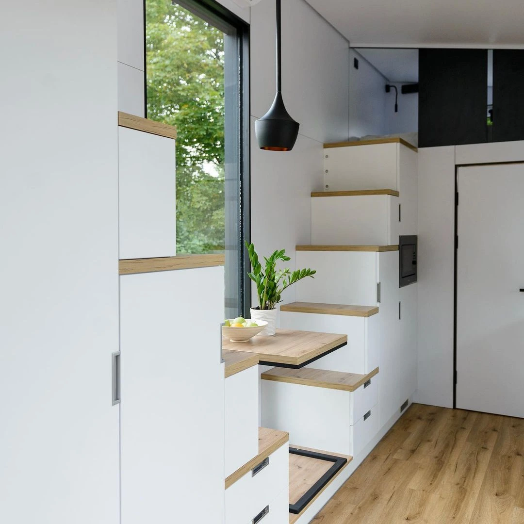 Tiny House, Maison container, Maison modulaire, Mini-maison, 16.72 m² - pour 2 personnes - Modèle 0 Tiny House, Maison container, Maison modulaire, Mini-maison, 16.72 m² - pour 2 personnes - Modèle 0