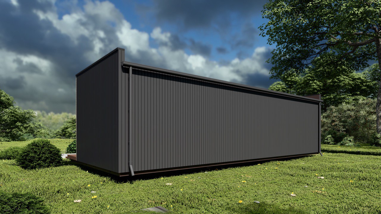 Tiny House - Mini-maison modulaire - Maison préfabriquée - 39 m² - Économe en énergie - Panneau SIP