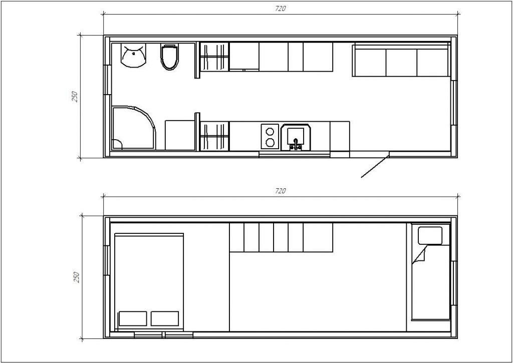 Tiny House, Maison container, Maison modulaire, Mini-maison - Modèle Sunshine
