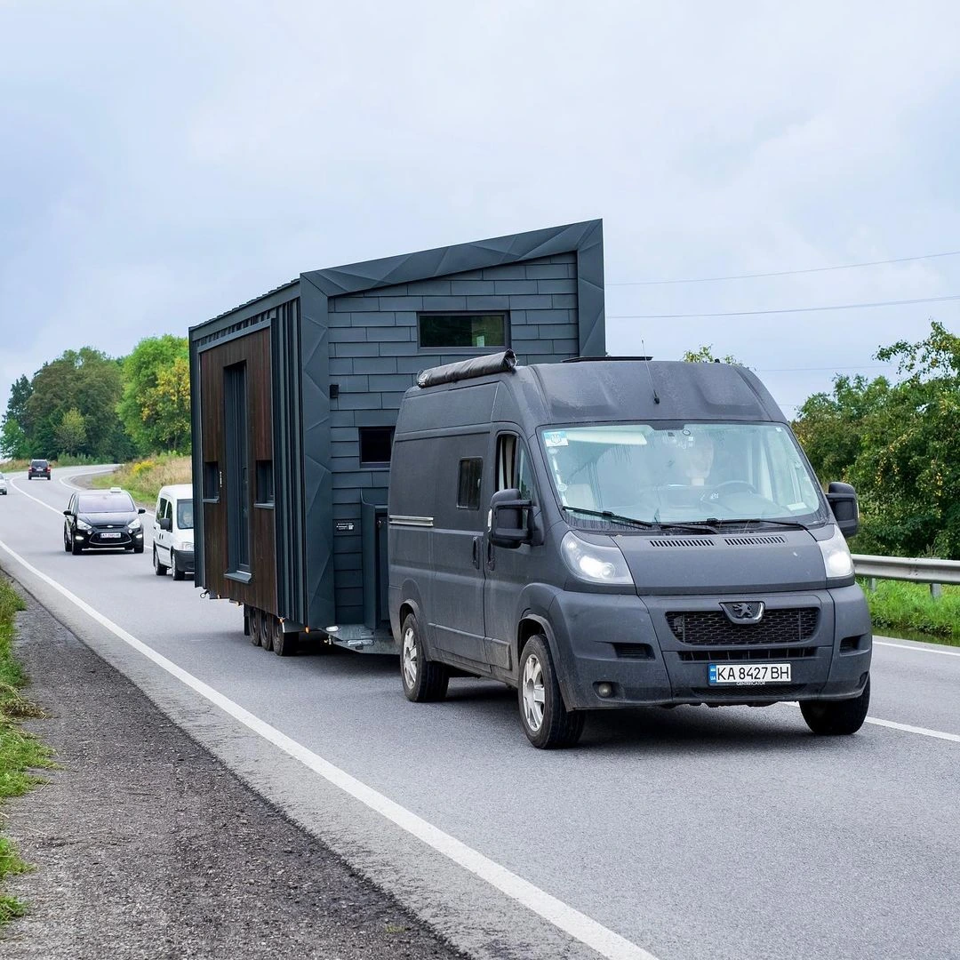 Tiny House, Maison container, Maison modulaire, Mini-maison, 17.82 m² -pour 2 personnes- modèle D Tiny House, Maison container, Maison modulaire, Mini-maison, 17.82 m² -pour 2 personnes- modèle D
